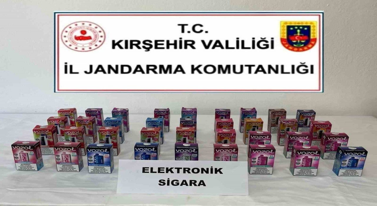 Kırşehirde kaçak elektronik sigara operasyonu: 36 adet ele geçirildi