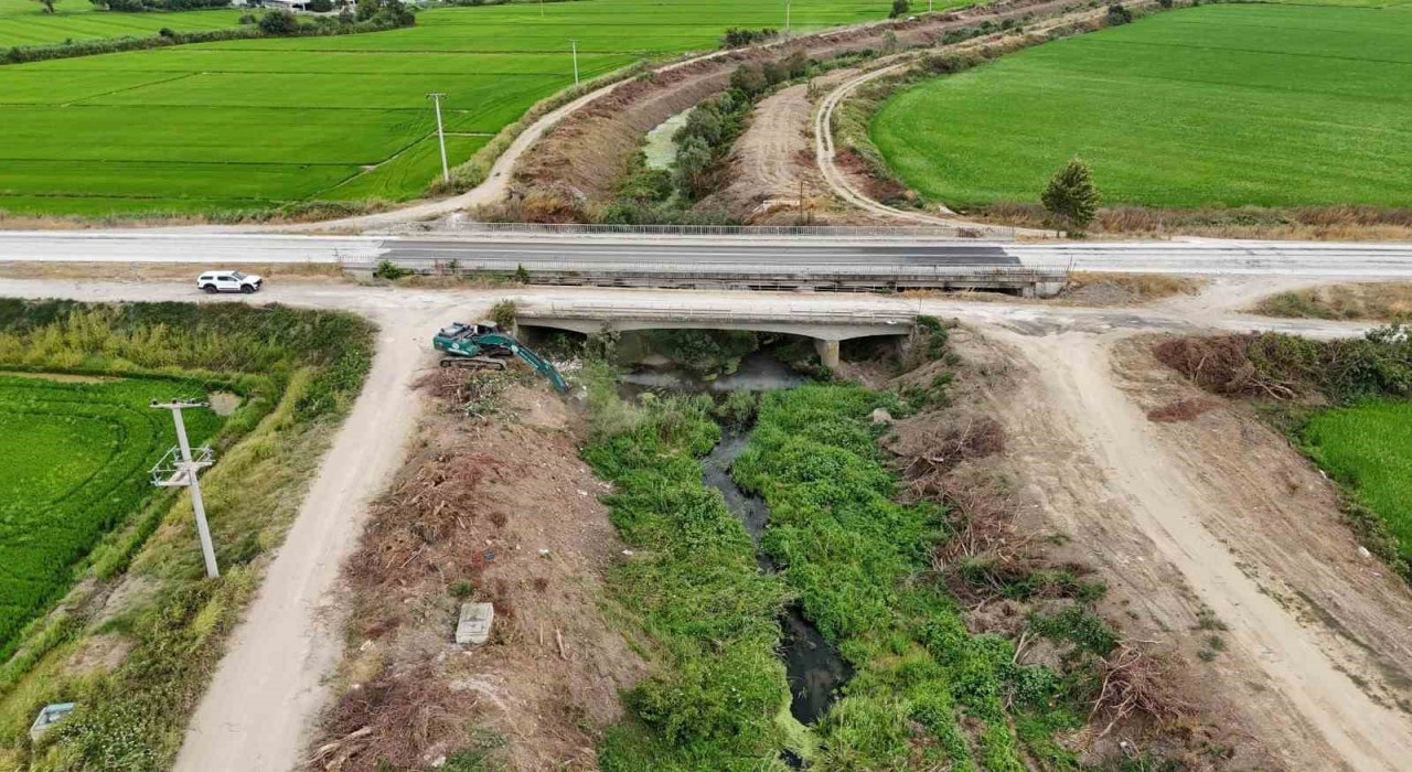 Kocaderede taşkın tedbiri