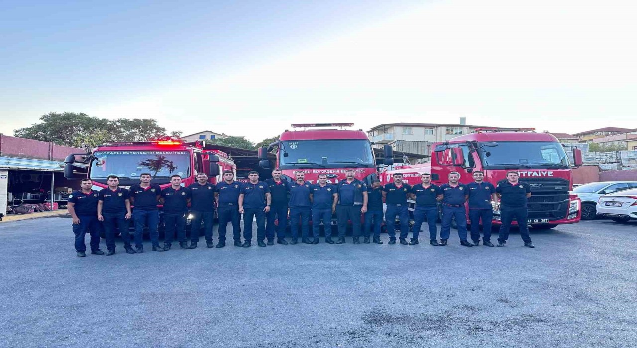 Kocaeli İtfaiyesi Çanakkaleye gitti