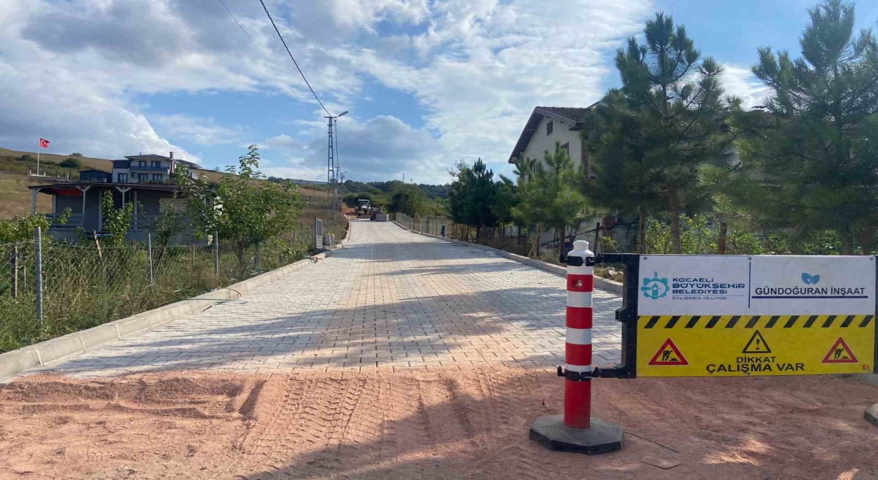 Kocaelide kırsal mahalle yolları yenileniyor