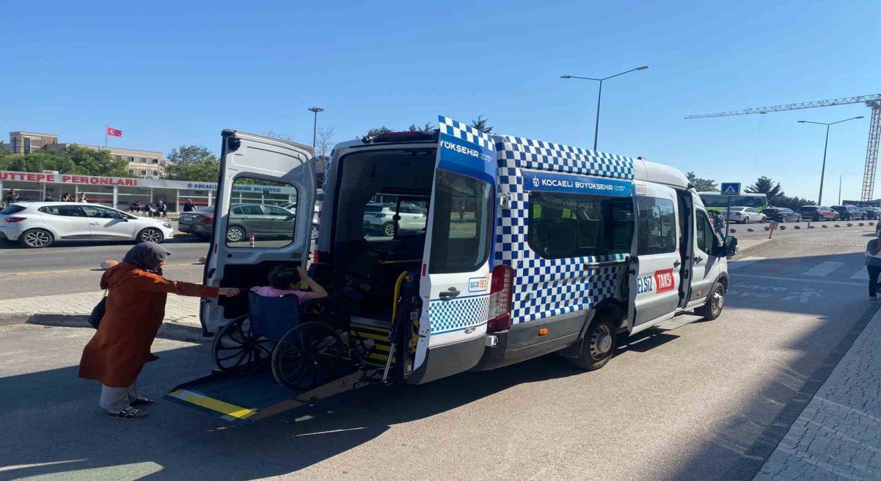 Kocaelinin Engelsiz Taksileri 7 ayda 14 bin 790 kez hizmet verdi