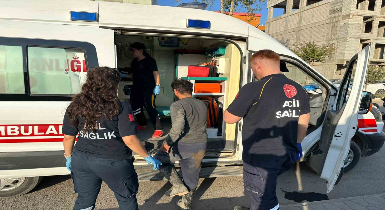 Kontrolden çıkan motosiklet devrildi: 1 Yaralı