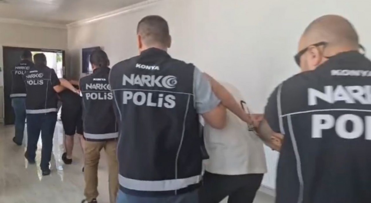 Konyada 82 ayrı uyuşturucu operasyonu: 79 şüpheli tutuklandı