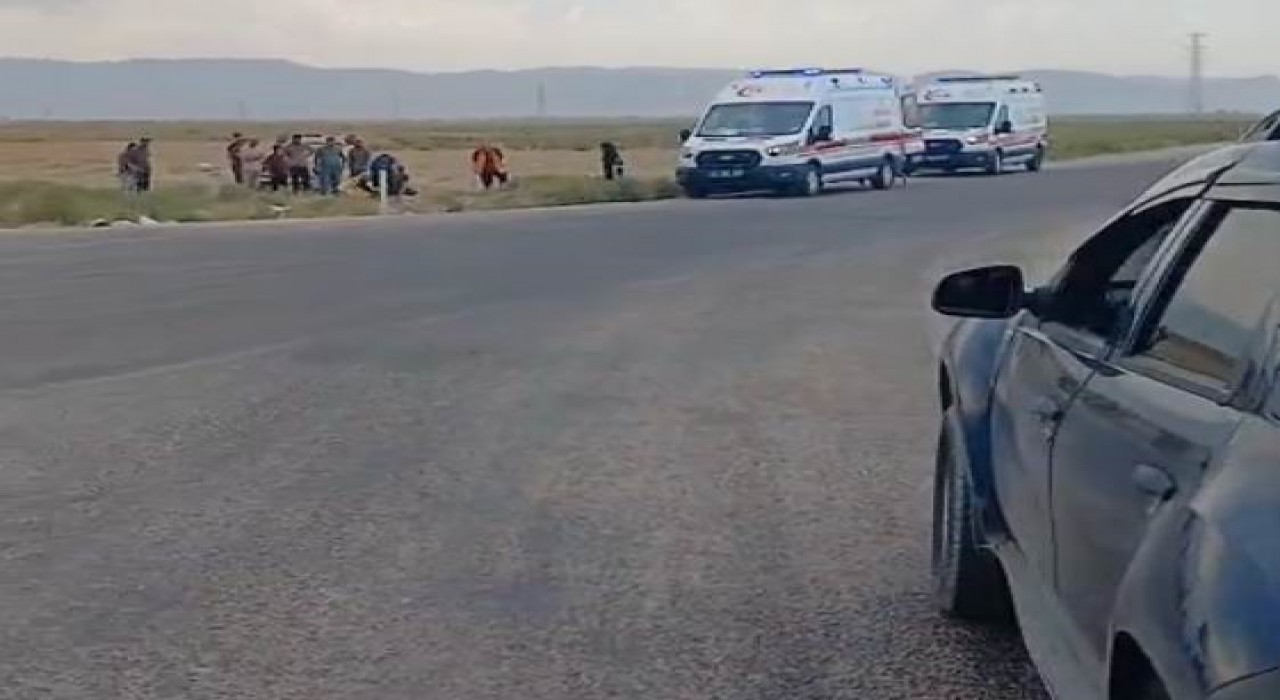 Konyada feci kaza: 2 ölü, 1 yaralı