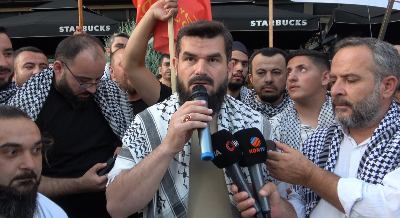 Konyada İsrail protestosu