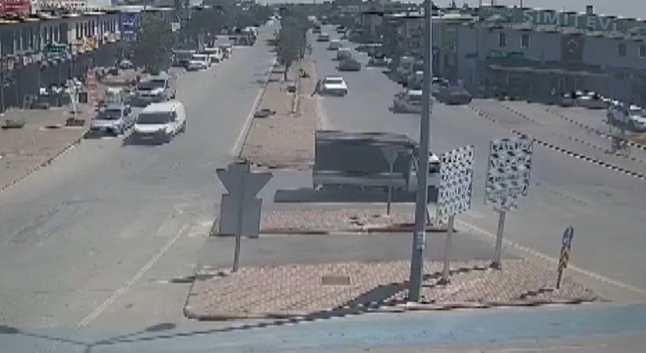 Konyada kaza anları kameraya yansıdı