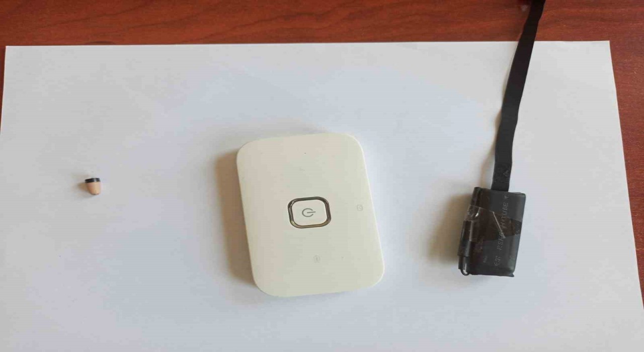 Kopya düzeneğiyle ehliyet sınavına giren şahıs yakalandı