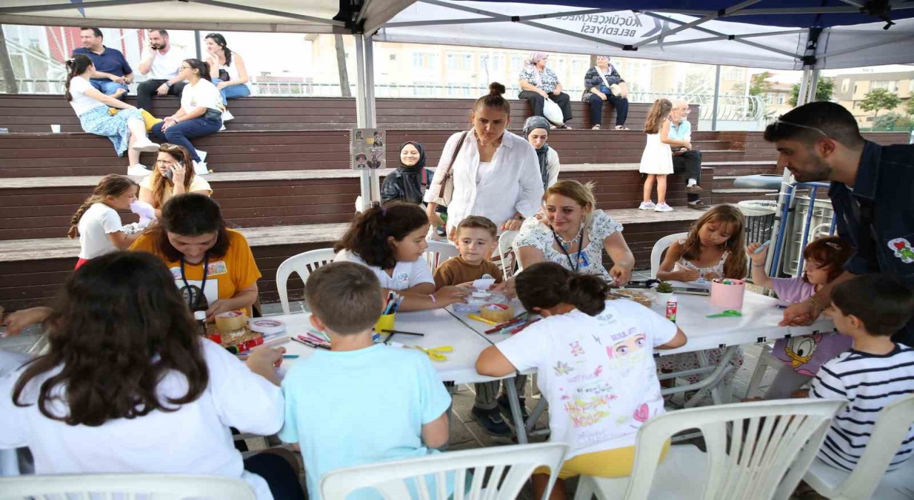 Küçükçekmecede yaz boyunca sanat sokakta