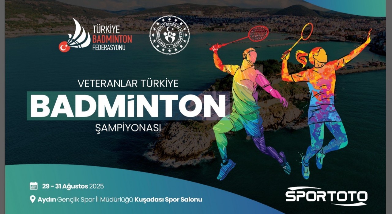 Kuşadası, Badminton Veteranlar Türkiye Şampiyonasına ev sahipliği yapacak