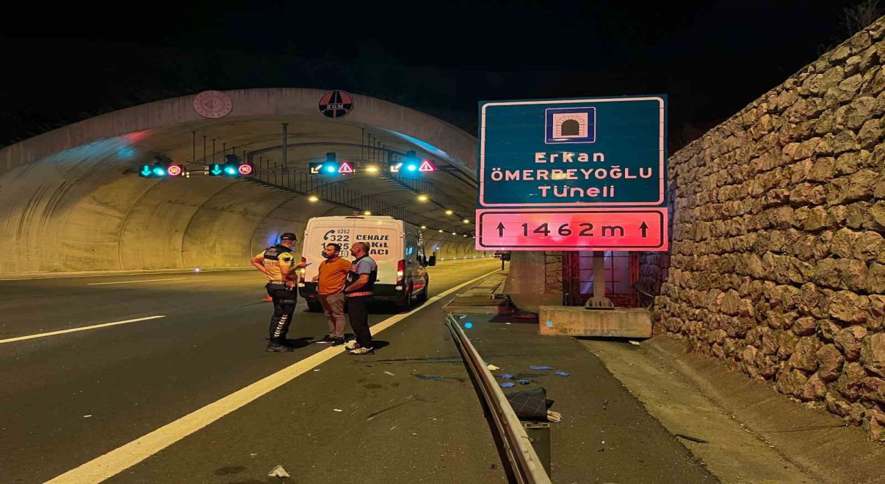 Kuzey Marmara Otoyolunda otomobilin çarptığı yaya hayatını kaybetti