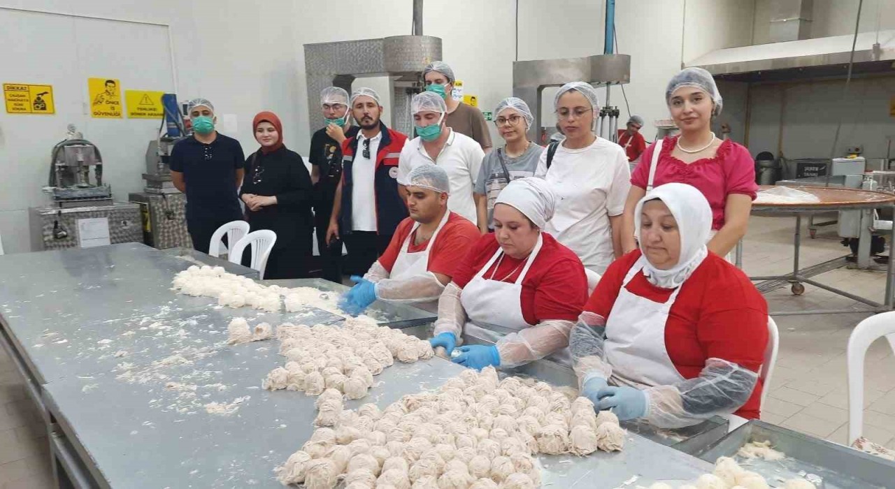 Lokum ve şekerleme üretim tesislerine teknik gezi
