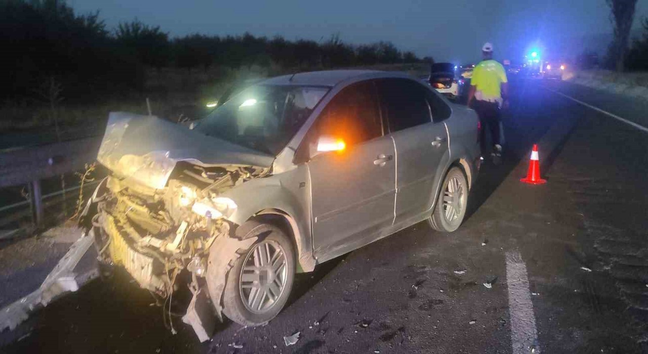 Malatyada iki otomobil çarpıştı: 1 yaralı