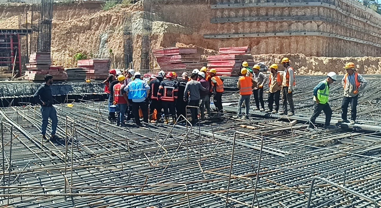 Malatyada inşaatta iş kazası: 1 işçi yaralandı