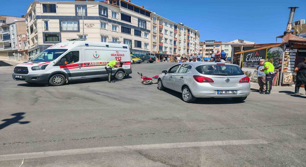 Malkarada trafik kazası: 1 yaralı