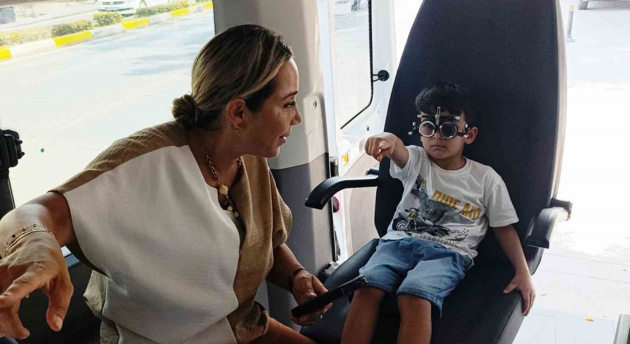 Manavgatta ücretsiz göz taraması yapıldı