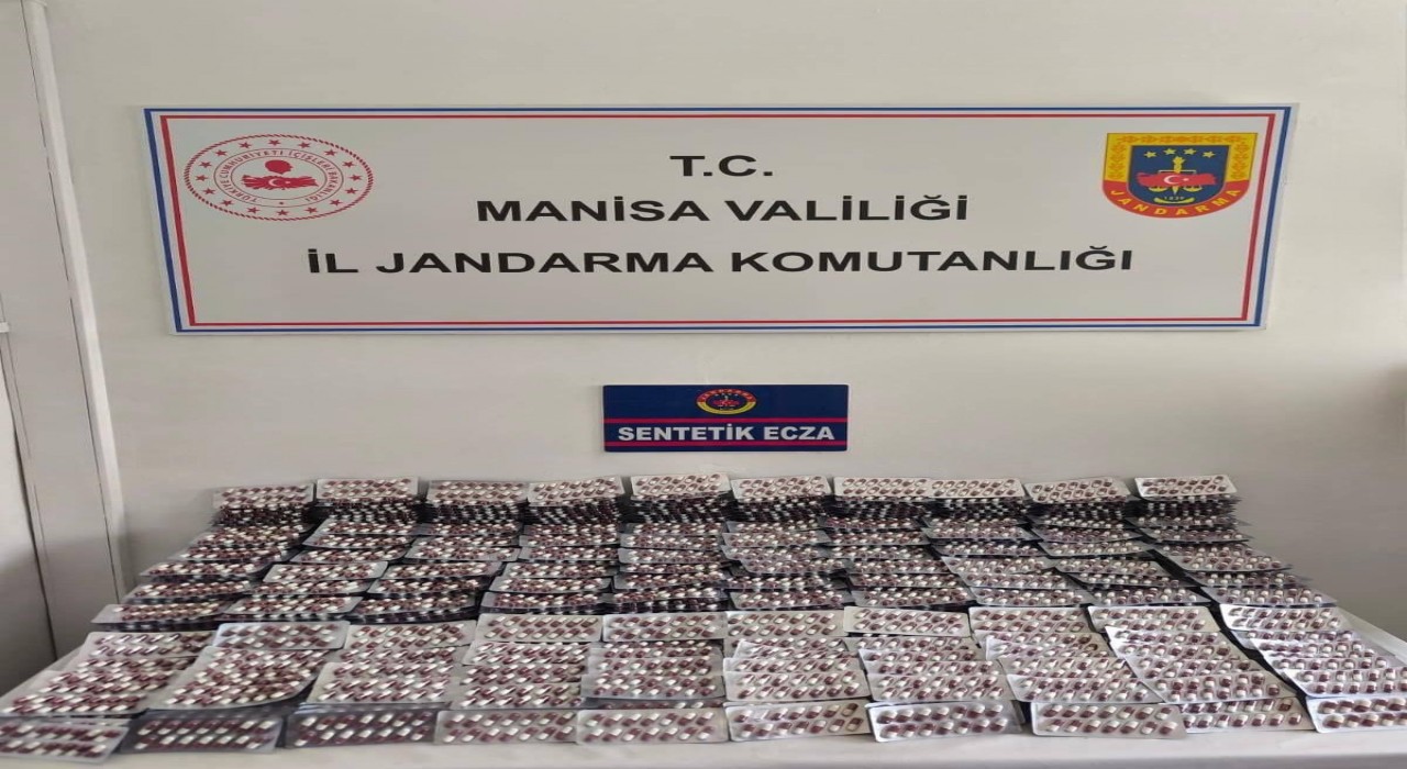 Manisada 19 bin 376 sentetik hap ele geçirildi
