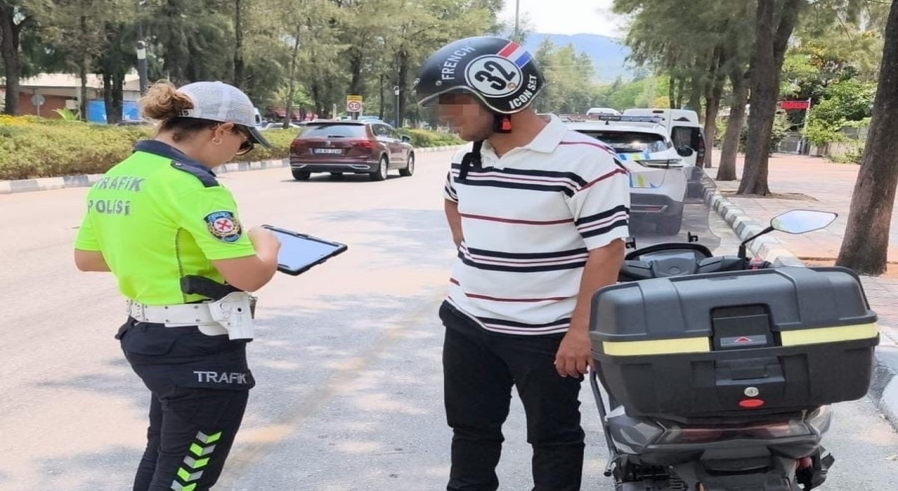 Manisada motosiklet denetiminde 2,5 milyon TL ceza