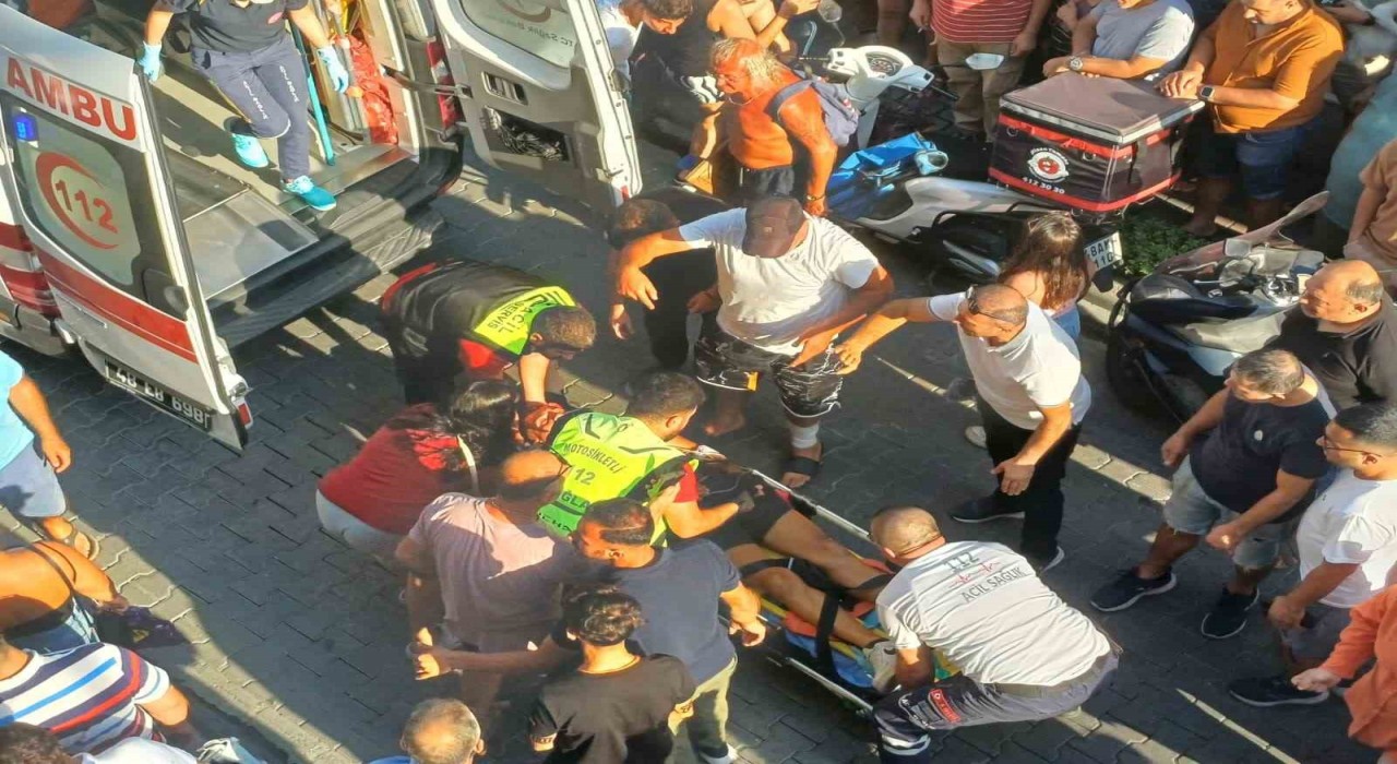 Marmariste tornavidalı kavga: 1 yaralı