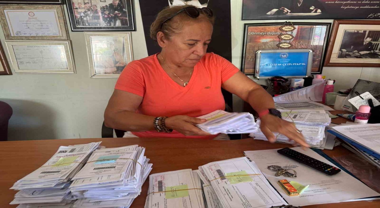 Marmariste trafik cezaları muhtarlıklara yığıldı