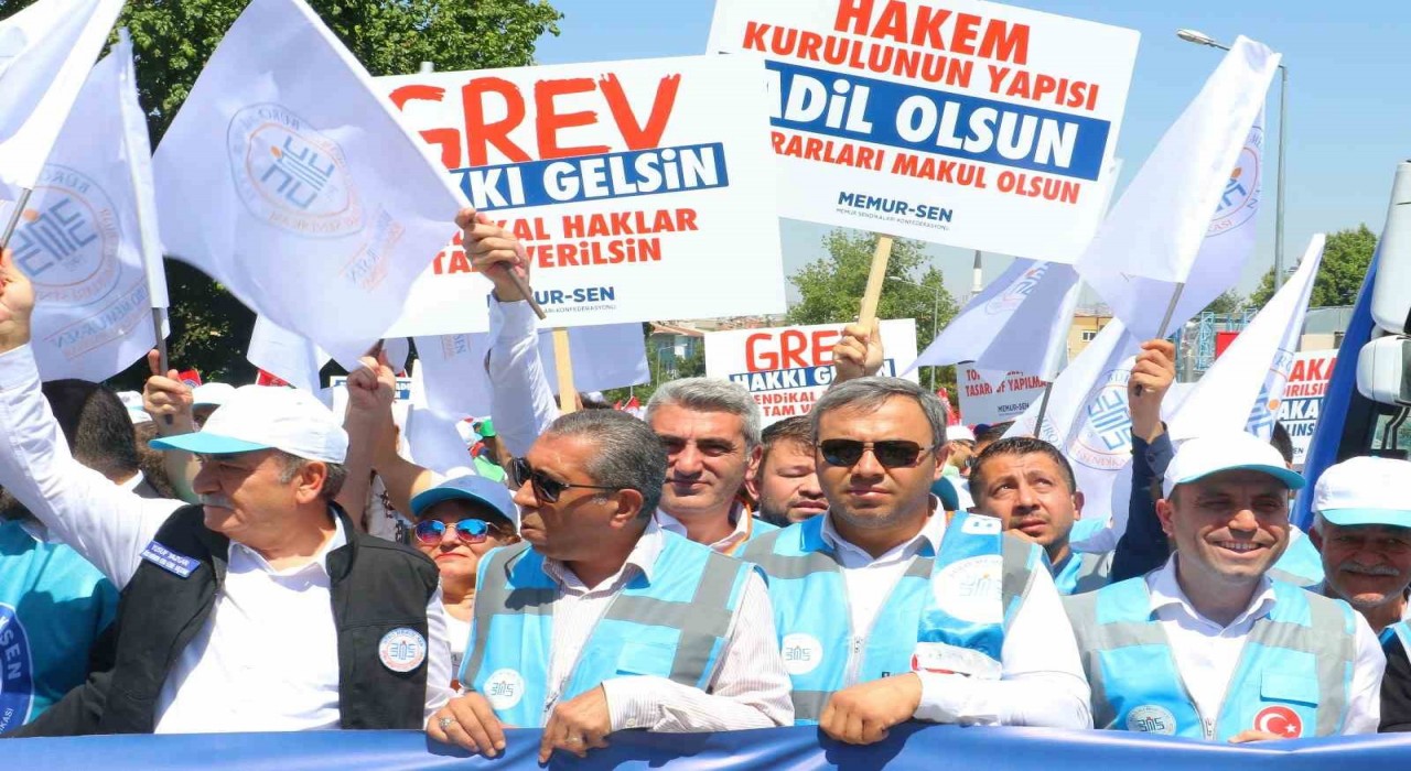Memur-Senden toplu sözleşme eylemi