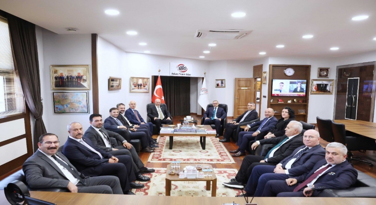 Merkez Bankası Başkanı Karahandan ATOya ziyaret