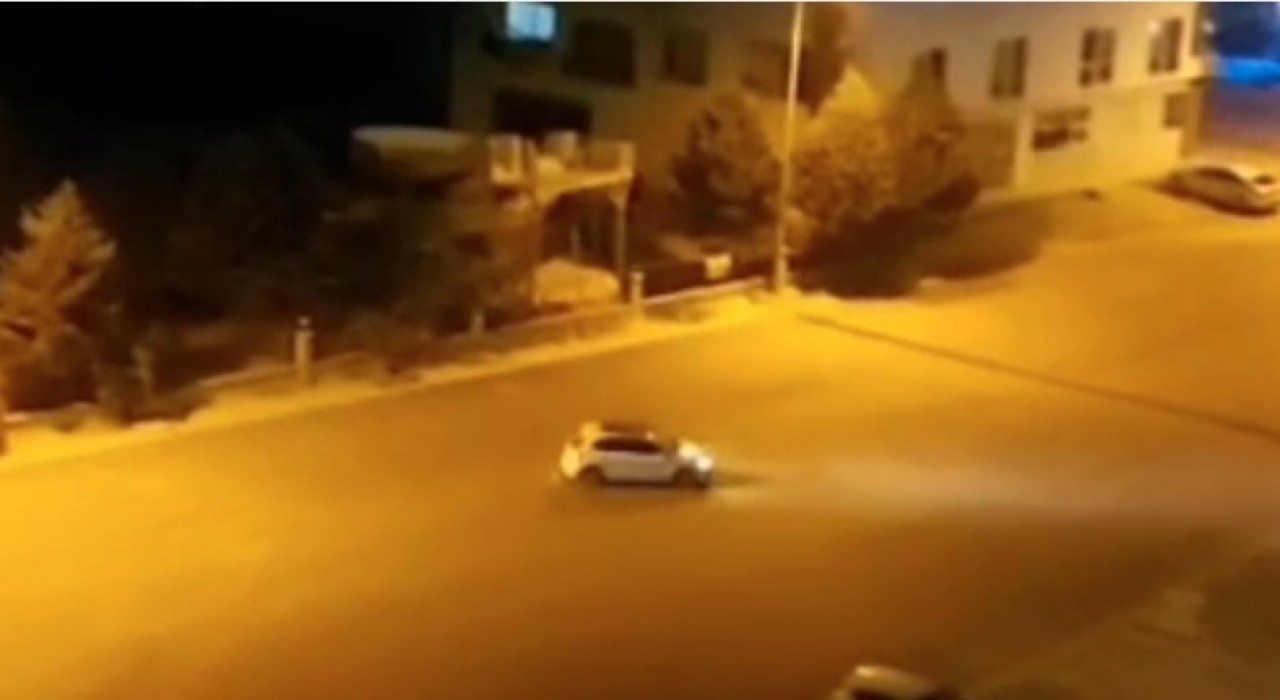 Mersinde drift atan sürücünün ehliyetine 5 yıl süreyle el konulurken, araç 2 ay trafikten men edildi