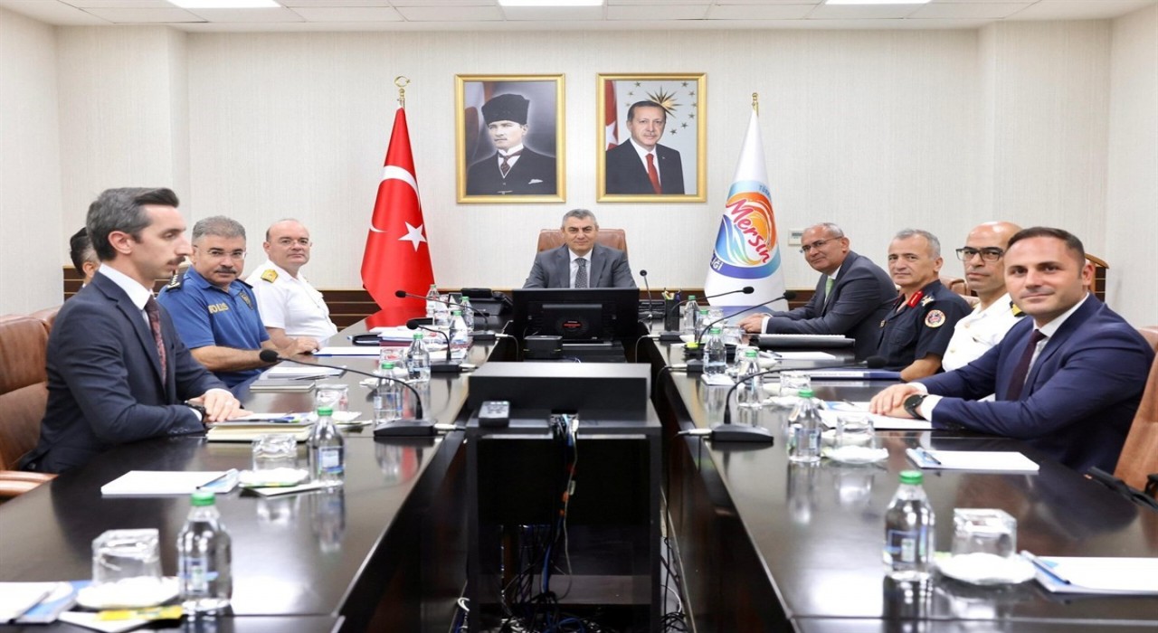 Mersinde güvenlik ve asayiş toplantısı yapıldı