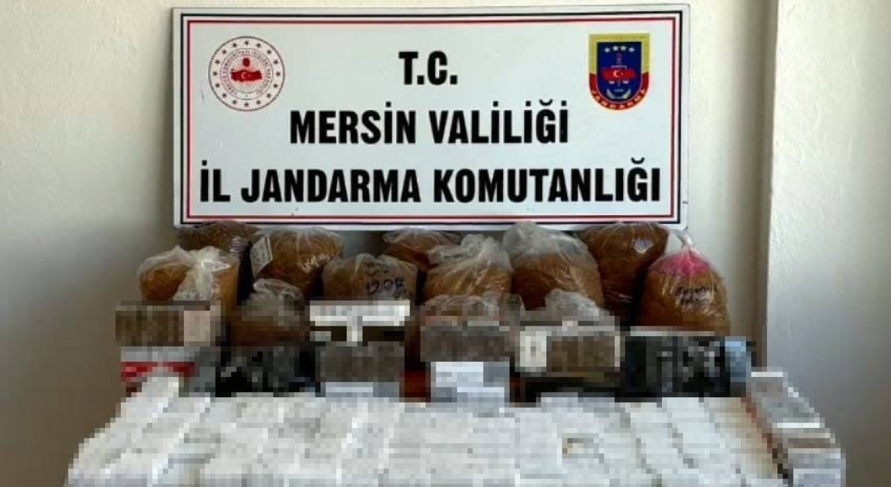 Mersinde kaçak sigara operasyonu: 15 bin makaron ve 31 kilo tütün ele geçirildi
