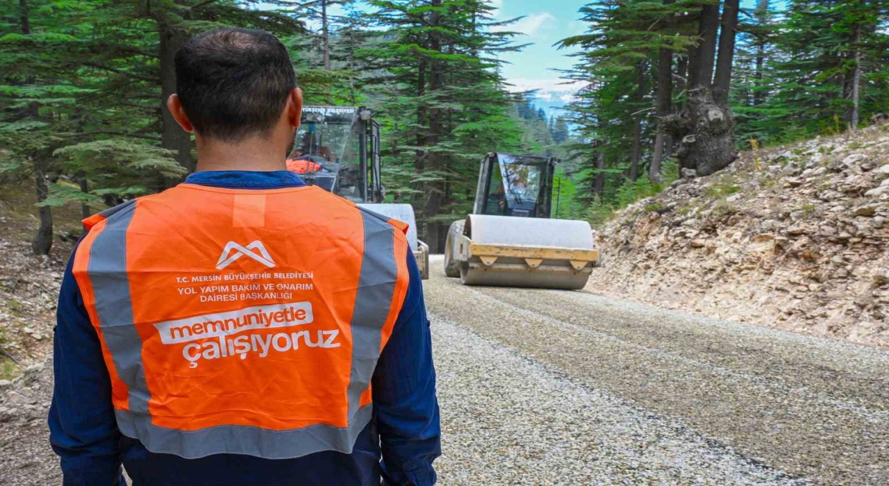 Mersinde yayla yolu 50 kilometreden 18 kilometreye düştü