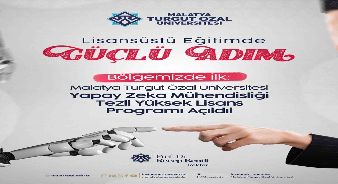 MTÜde Bölgenin ilk yapay zeka yüksek lisans programı açıldı