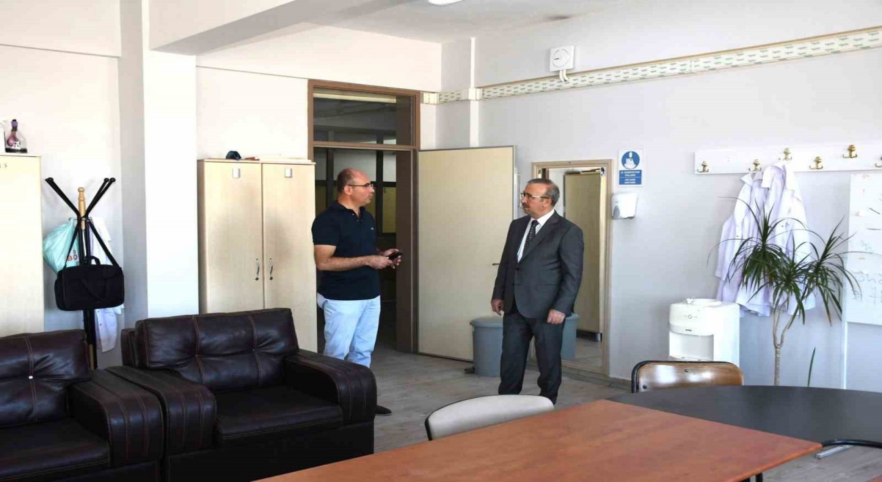 Müdür Aydın, yeni eğitim-öğretim yılına yönelik hazırlık çalışmalarını inceledi