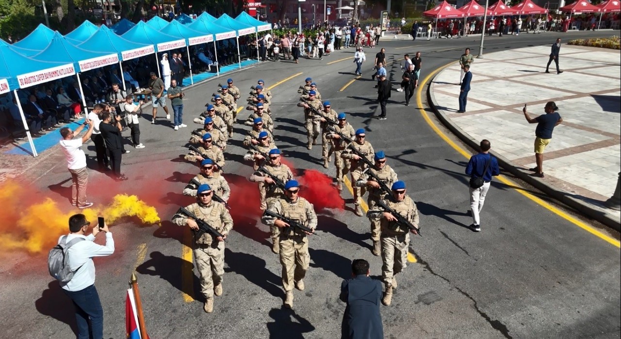 Muğlada 30 Ağustos Zafer Bayramının 103. yılı coşkuyla kutlandı