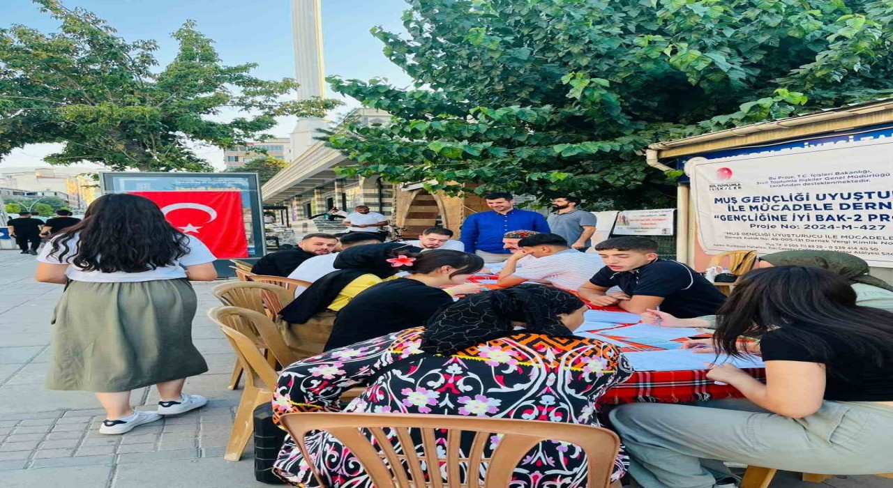 Muşta Gençliğine İyi Bak 2 projesi kapsamında saha çalışması yapıldı