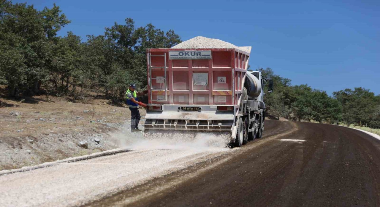 Mustafakemalpaşanın kırsal yollarına konfor geliyor