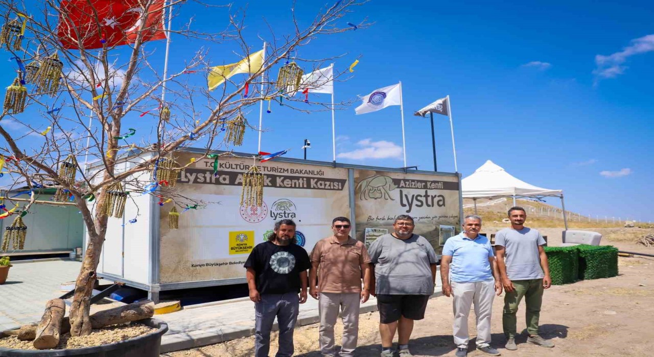 NEÜ Rektör Yardımcıları Lystra Antik Kentinde incelemelerde bulundu