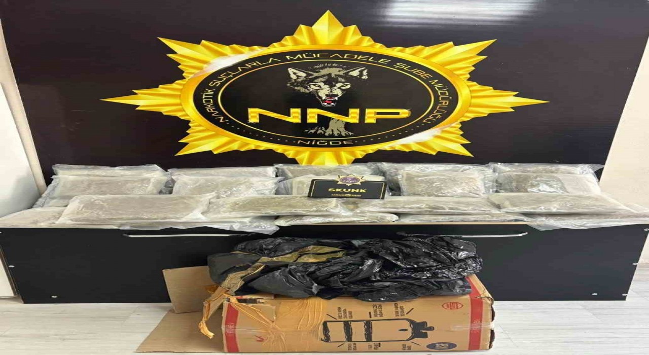 Niğdede 10 kilo uyuşturucu ele geçirildi