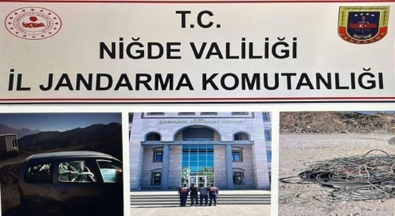Niğdede aranan şahıslar ve kablo hırsızlığı şüphelileri yakalandı