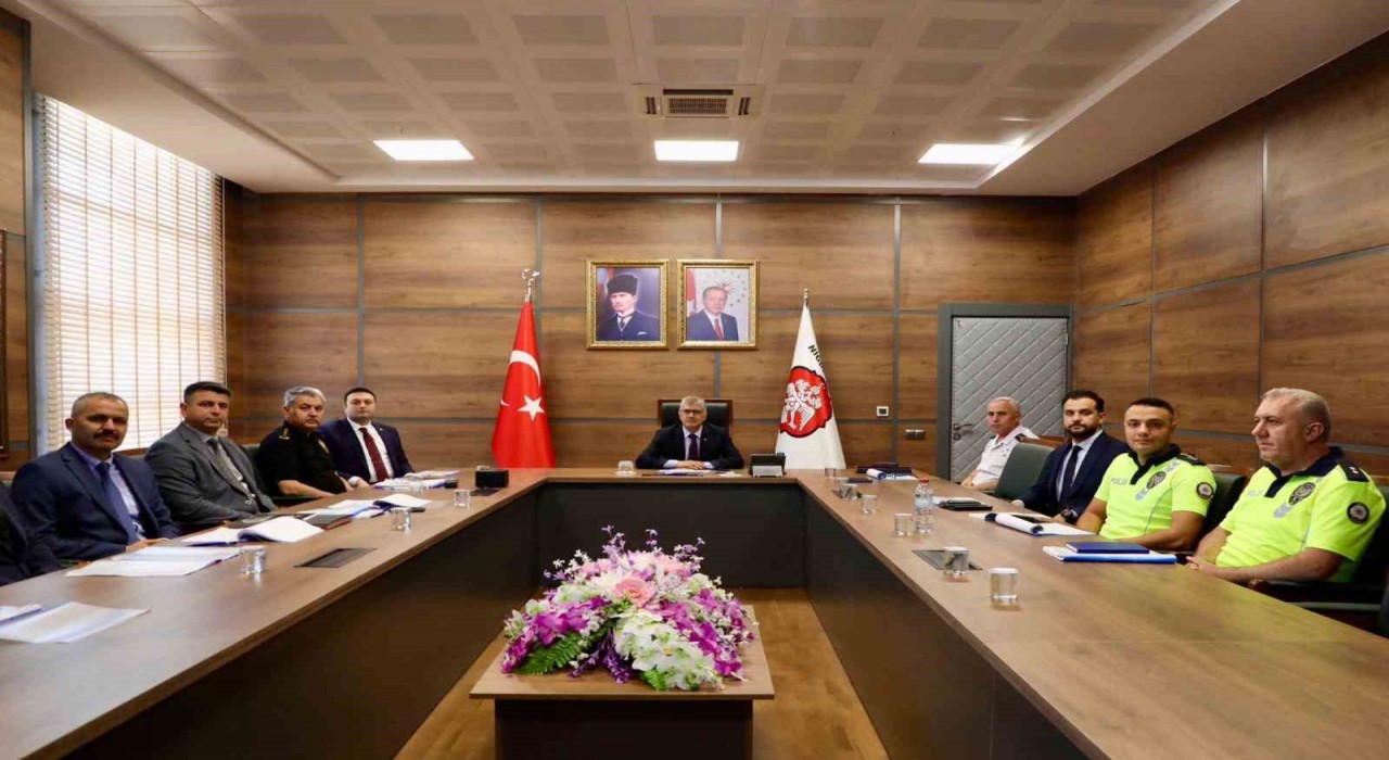 Niğdede asayiş ve güvenlik değerlendirme toplantısı yapıldı