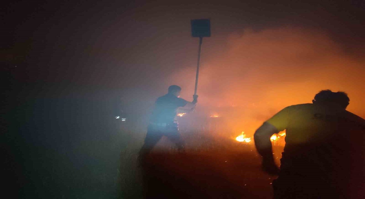 Niğdedeki mera yangını kontrol altına alındı