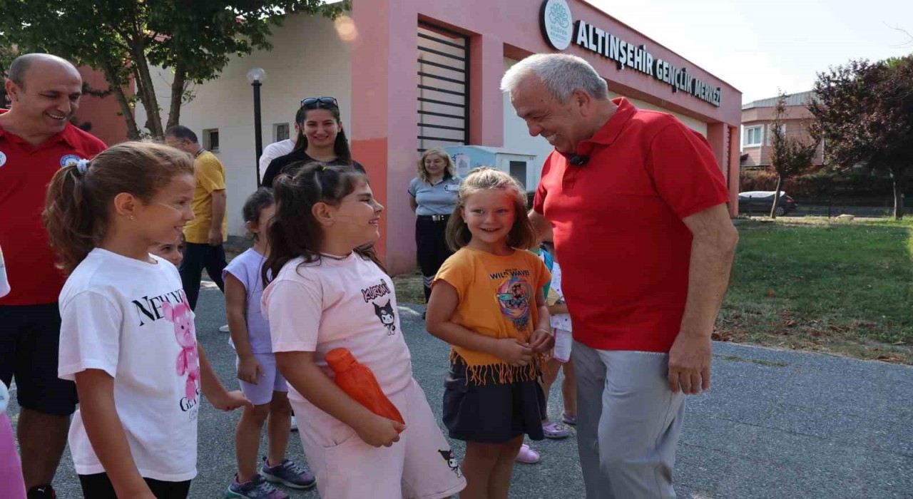 Nilüferde çocuklara spor sevgisi aşılanıyor