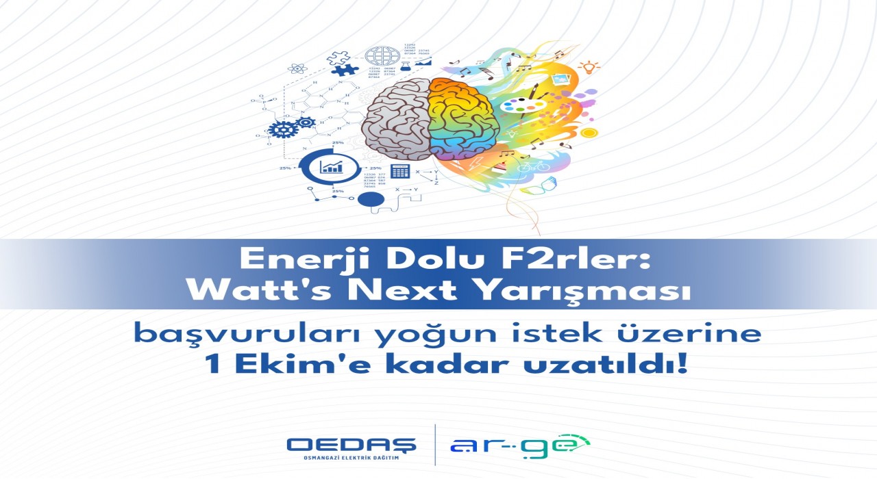 OEDAŞın Enerji Dolu Fikirler yarışmasına başvurular 1 Ekime kadar uzatıldı
