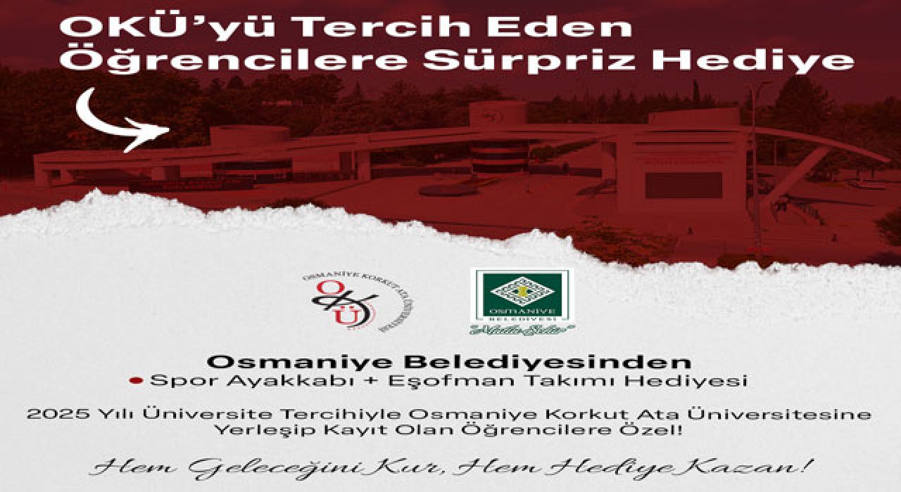 OKÜ’ye Yerleşen Her Öğrenciye Spor Ayakkabı ve Eşofman Hediyesi