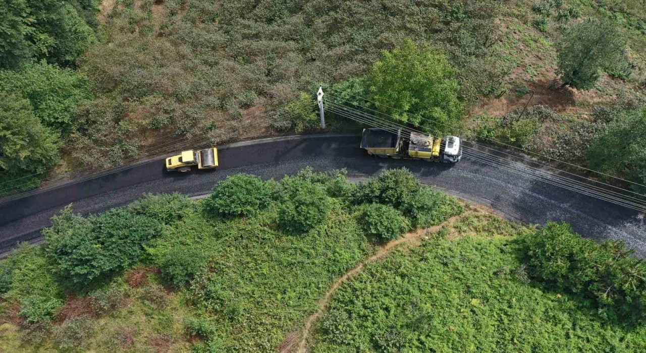 Orduda asfalt seferberliği devam ediyor