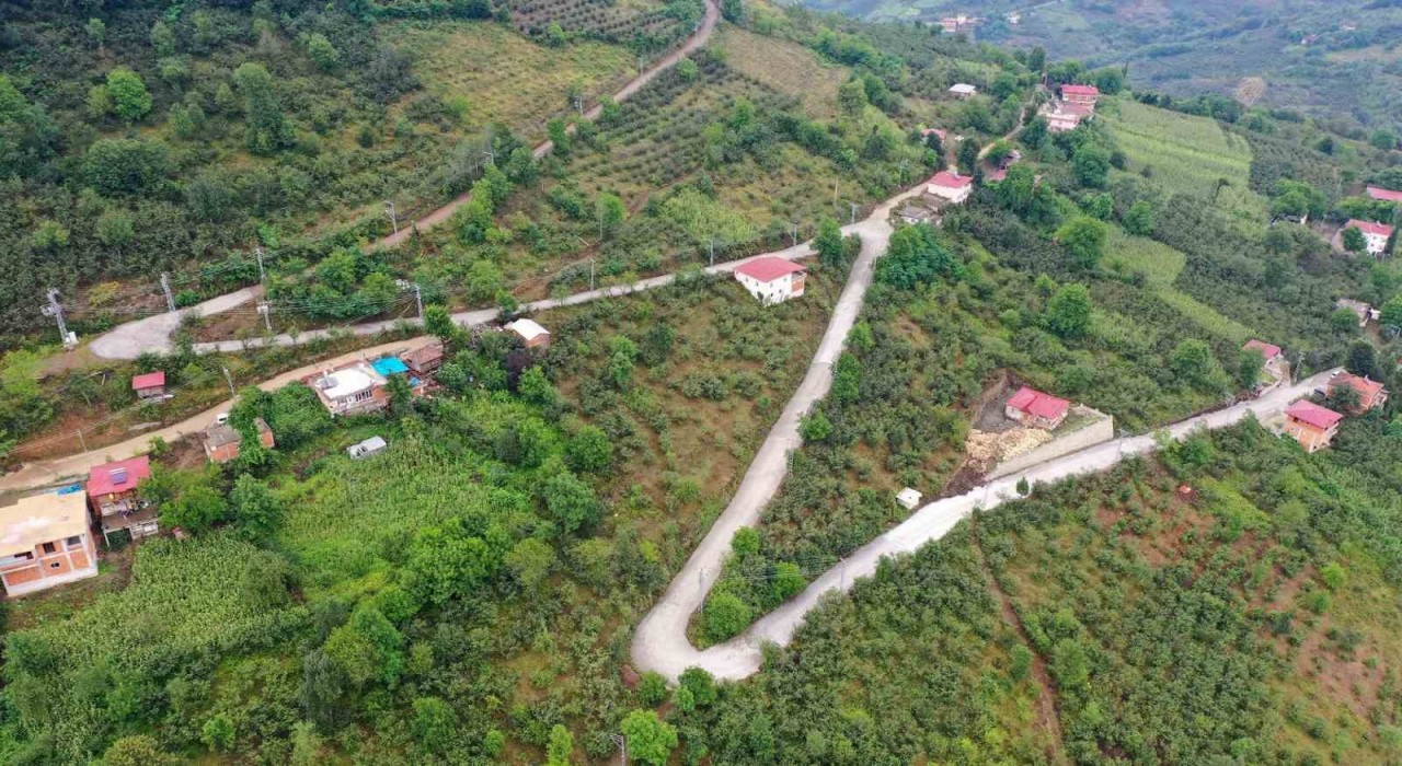 Orduda beton yol çalışmaları devam ediyor