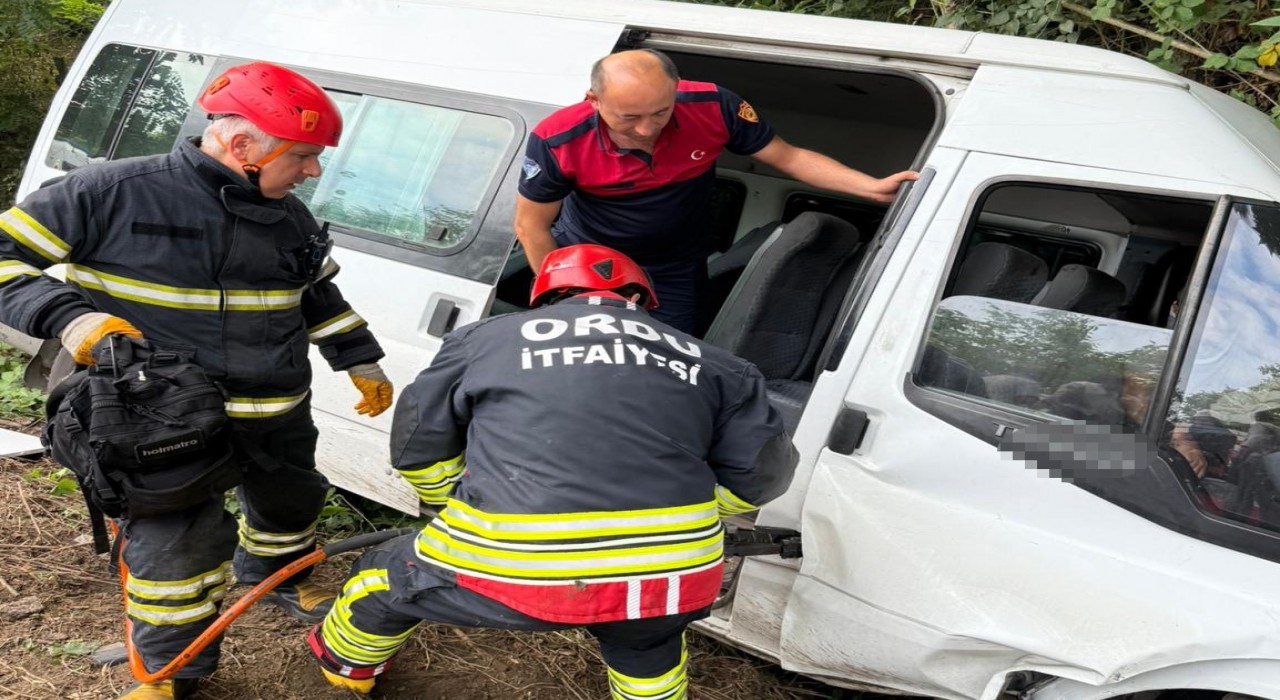 Ordudaki servis minibüsü kazasında yaralı sayısı 16ya yükseldi