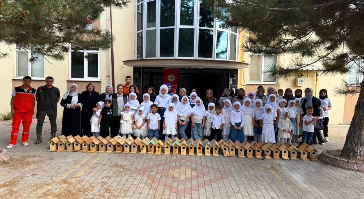 Orman işletme şeflerinden miniklere doğa sevgisi ve bilgilendirme