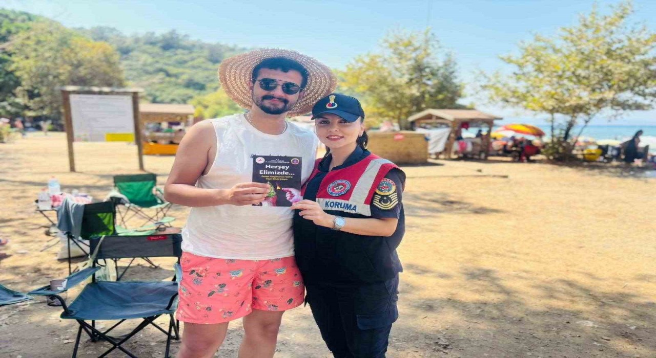 Orman yangınına karşı vatandaşlar bilgilendirildi