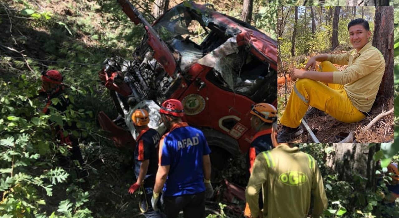 Orman Yangınına Müdahale Eden Arazöz Devrildi: 1 Şehit