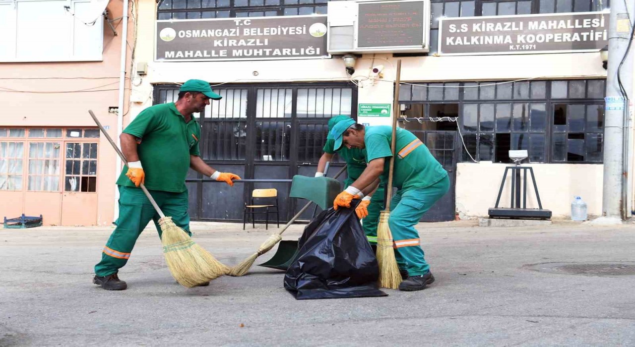 Osmangazide her gün 270 kilometre alan temizleniyor