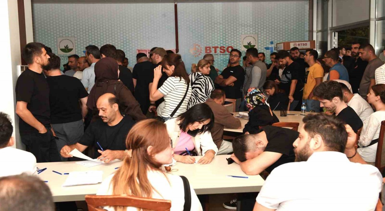 Osmangazide istihdam buluşması doldu taştı